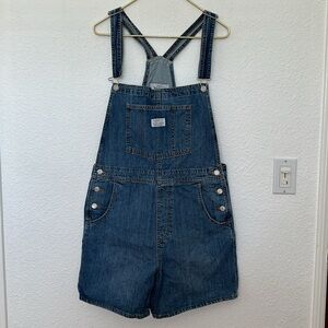Levi’s Denim Short Overalls